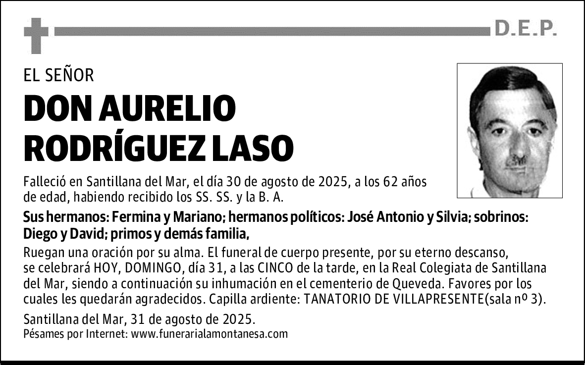 DON AURELIO RODRÍGUEZ LASO
