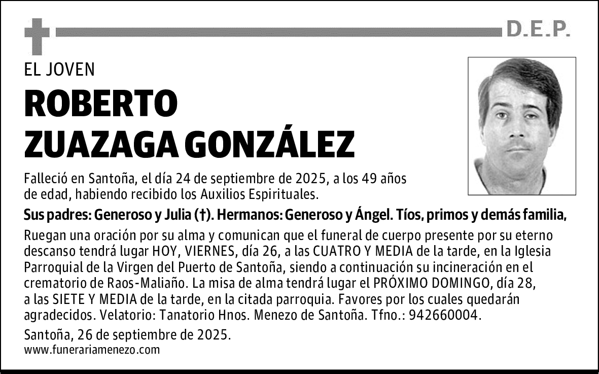 ROBERTO ZUAZAGA GONZÁLEZ