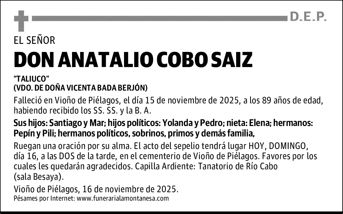 DON ANATALIO COBO SAIZ