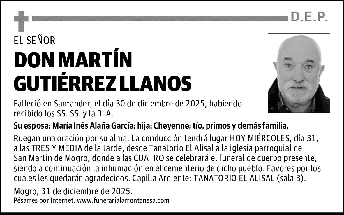 DON MARTÍN GUTIÉRREZ LLANOS