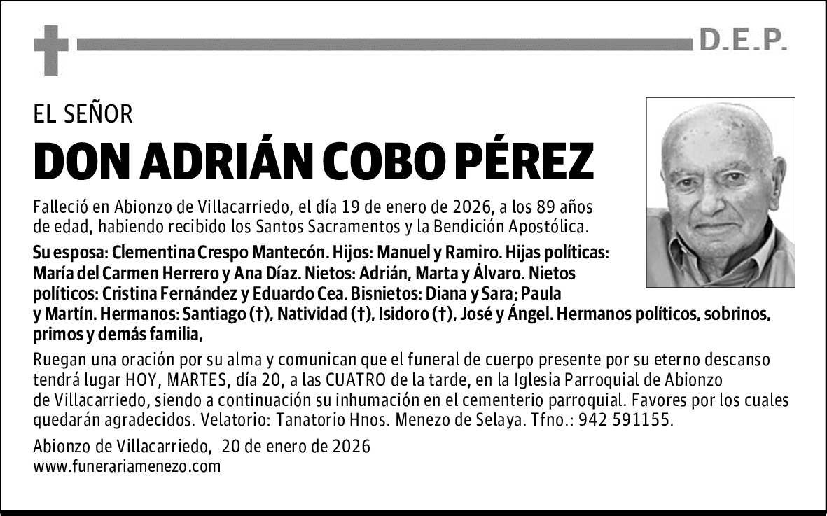 DON ADRIÁN COBO PÉREZ