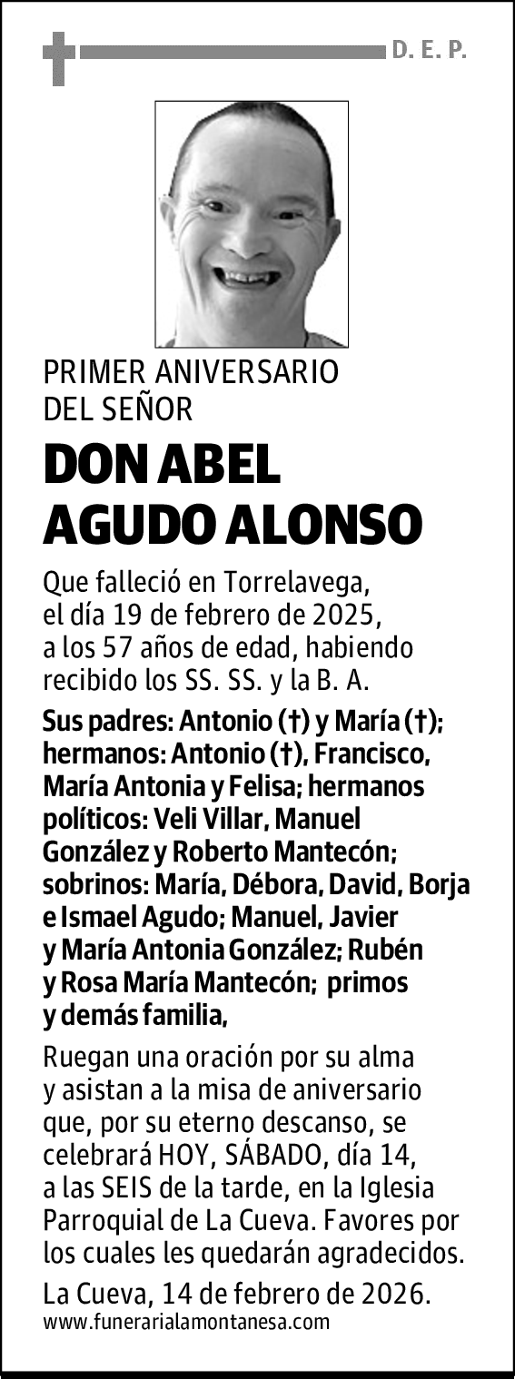 DON ABEL AGUDO ALONSO