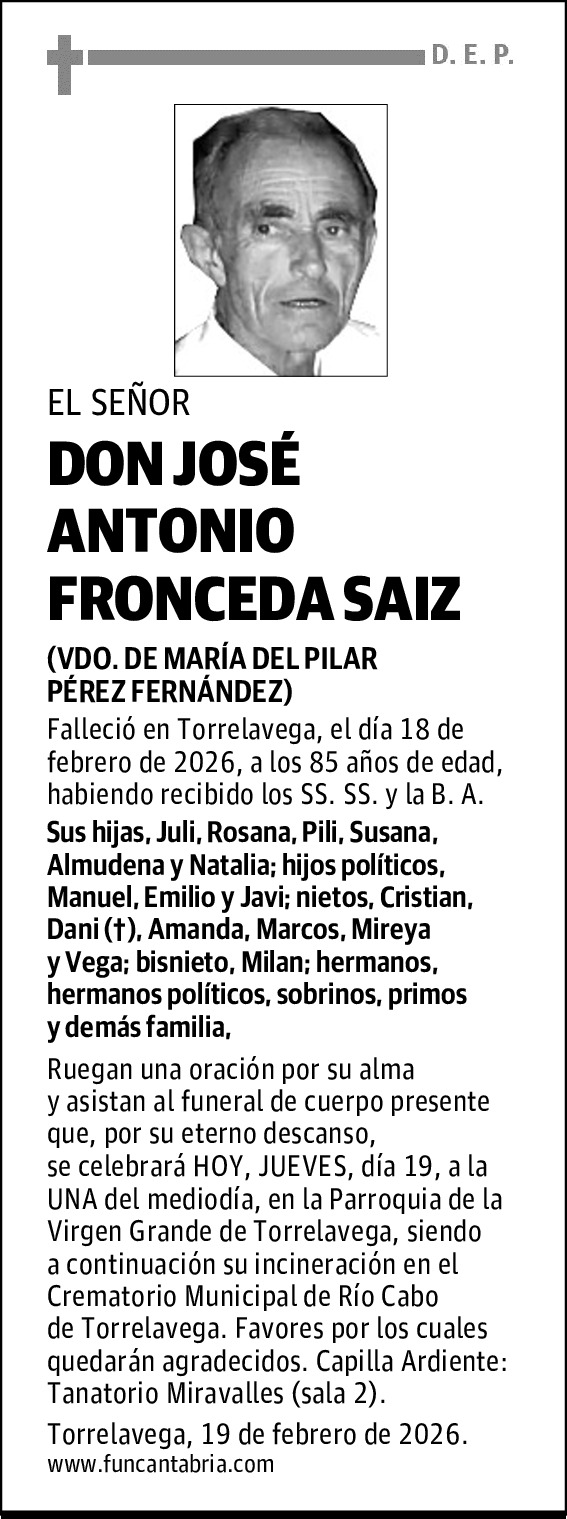 DON JOSÉ ANTONIO FRONCEDA SAIZ