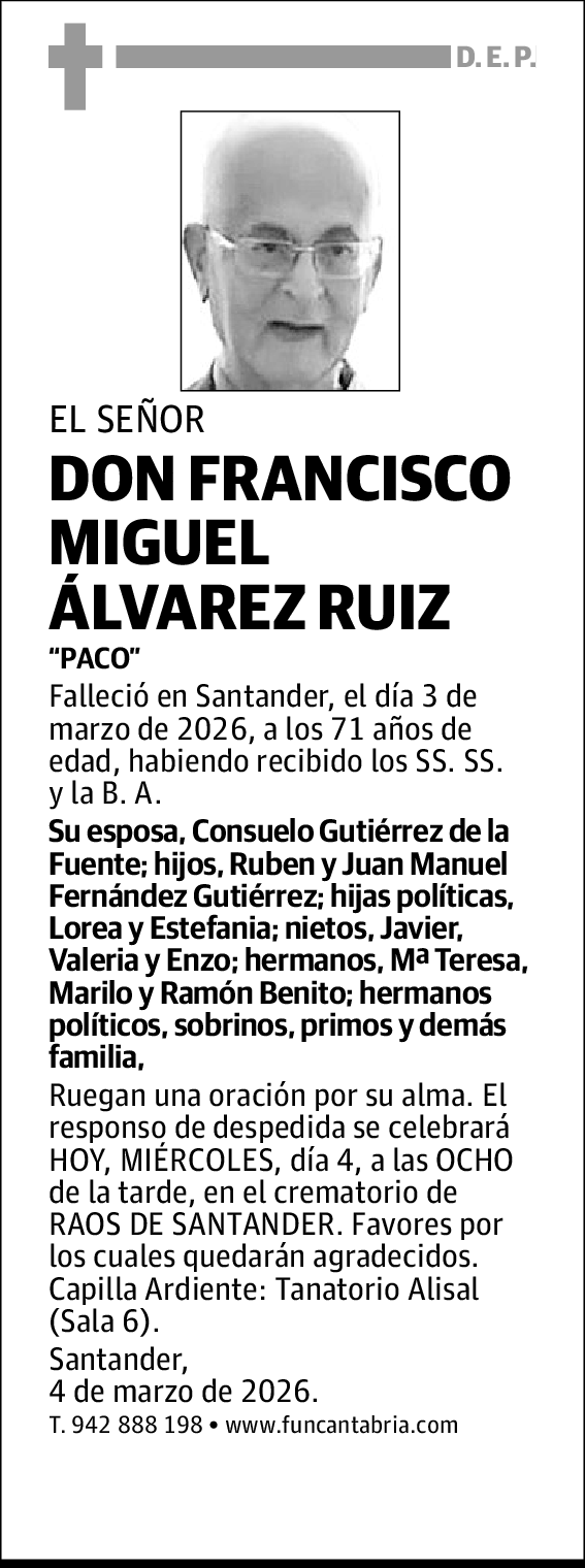 Francisco Miguel Álvarez Ruiz