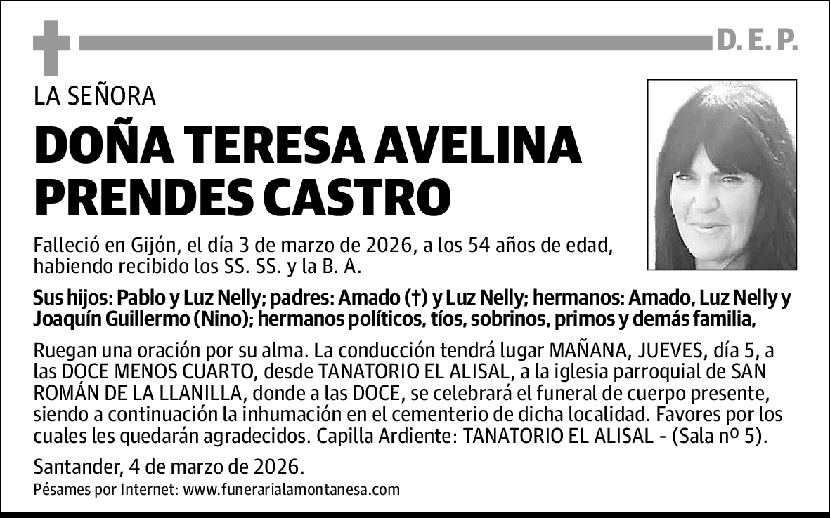 Teresa Avelina Prendes Castro