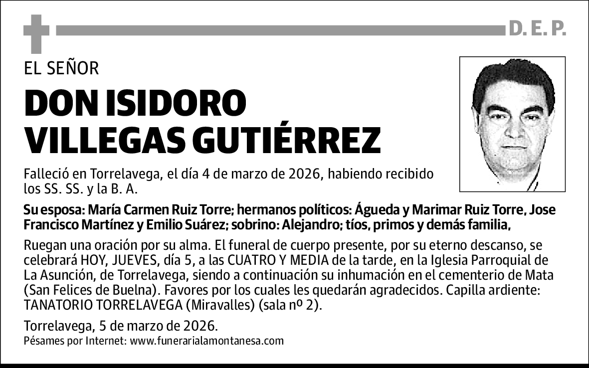 Isidoro Villegas Gutiérrez