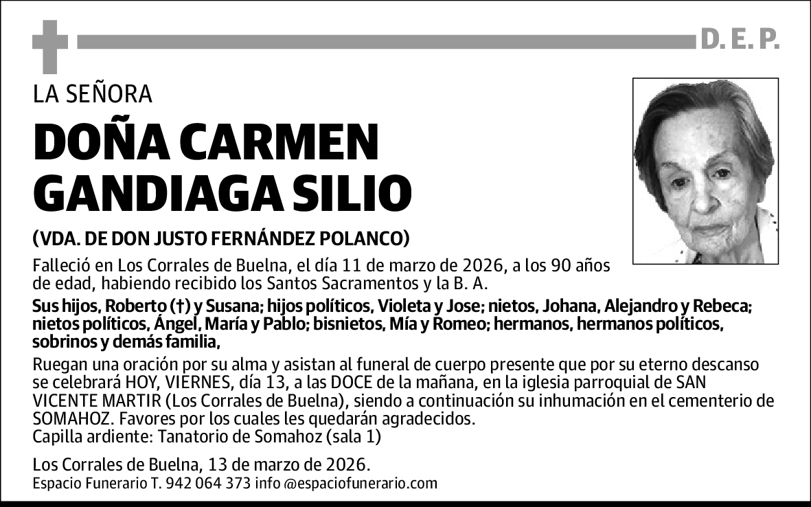 Carmen Gandiaga Silio