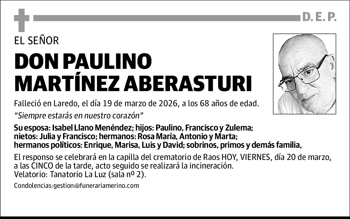 Paulino Martínez Aberasturi