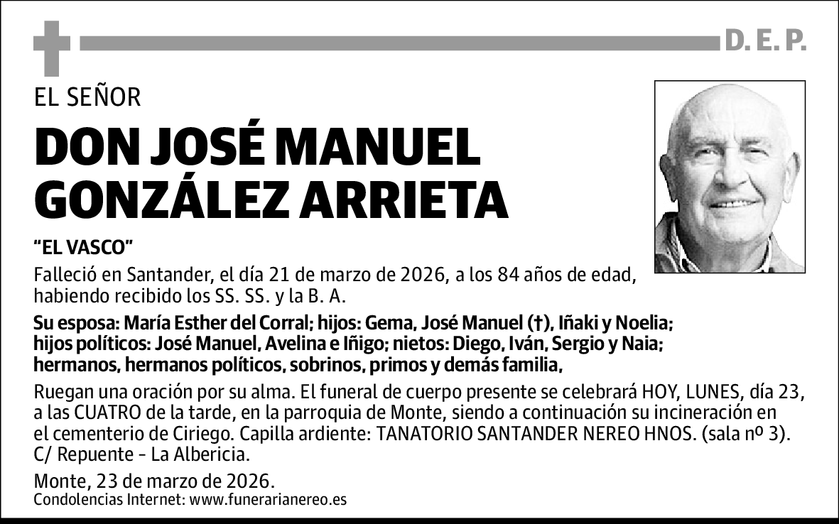 José Manuel González Arrieta
