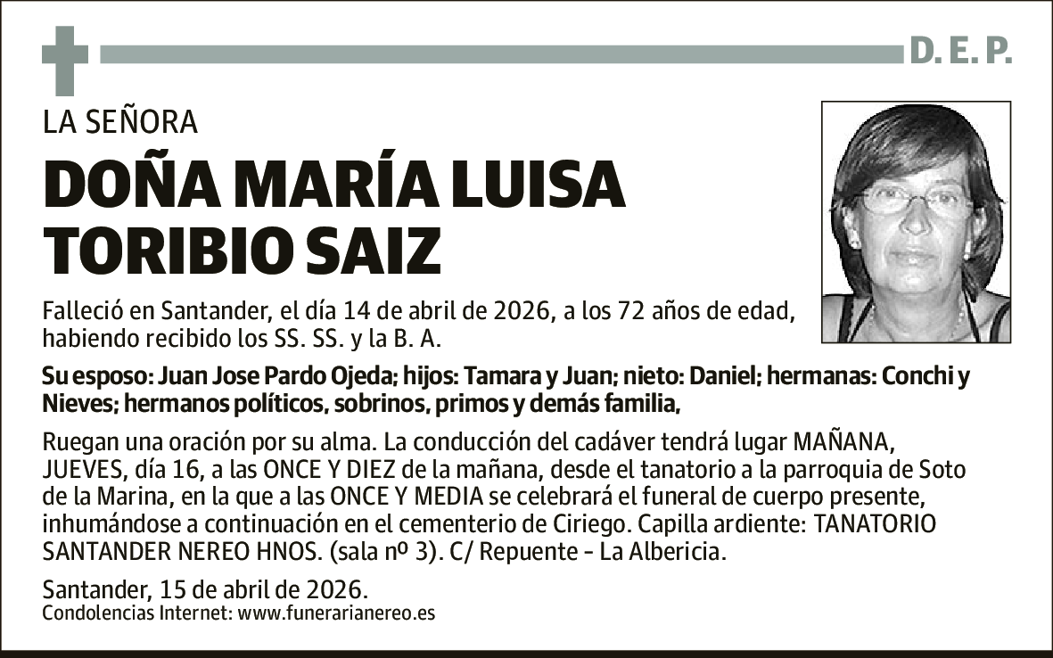 María Luisa Toribio Saiz