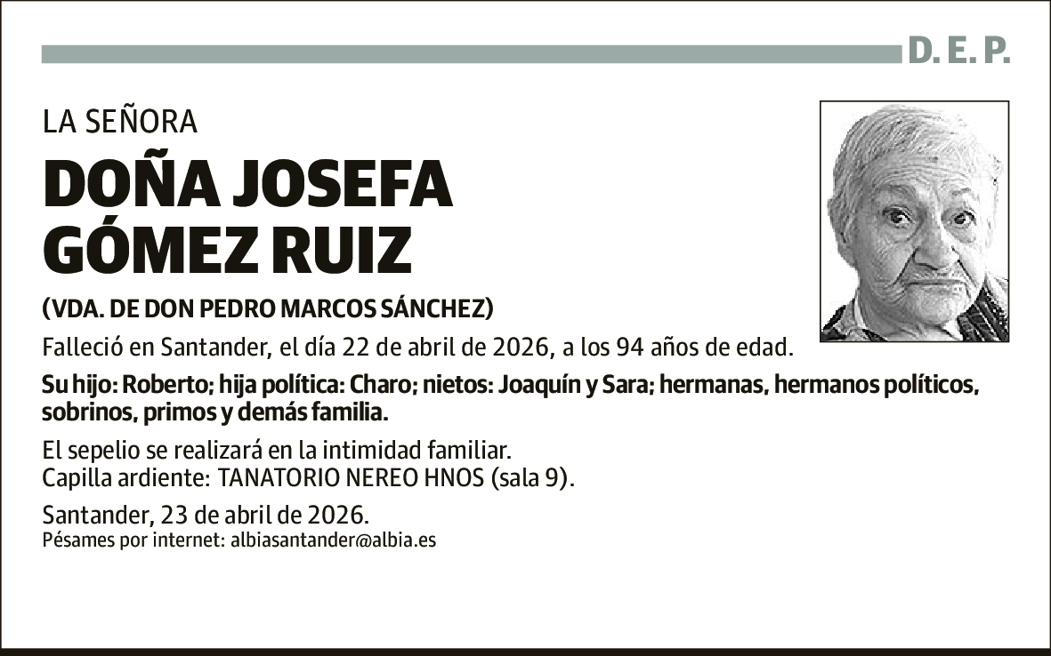 Josefa Gómez Ruiz