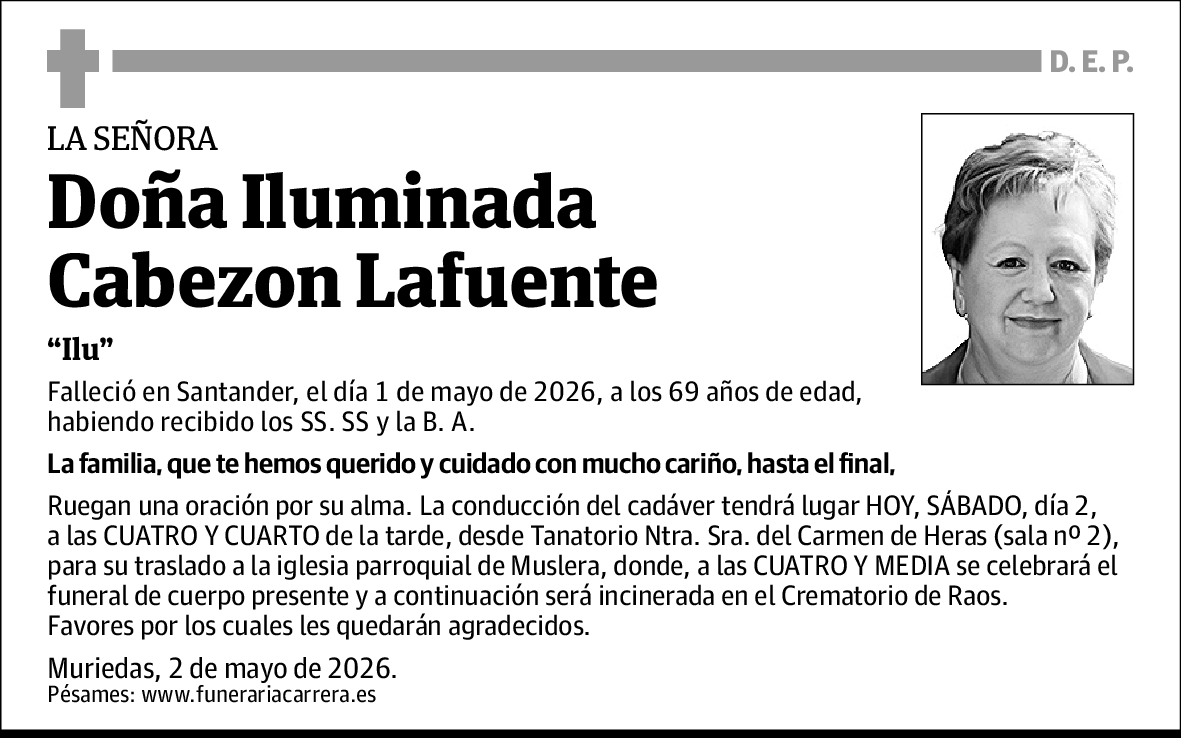 Iluminada Cabezon Lafuente
