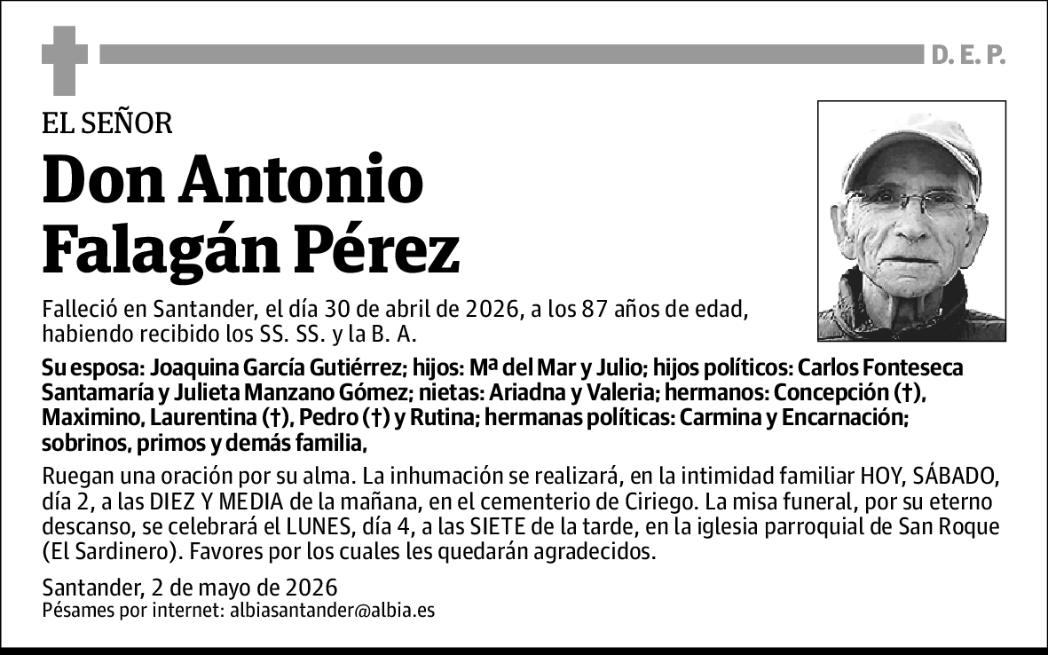 Antonio Falagán Pérez