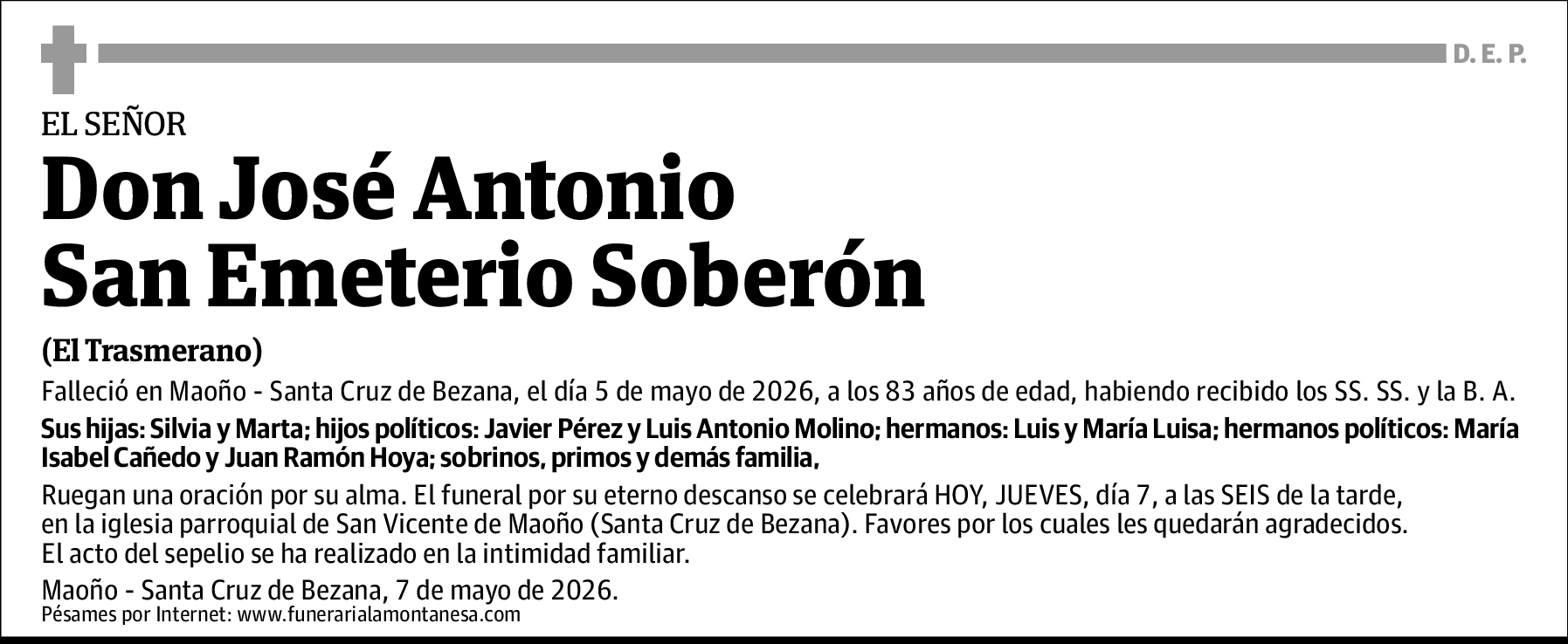 José Antonio San Emeterio Soberón