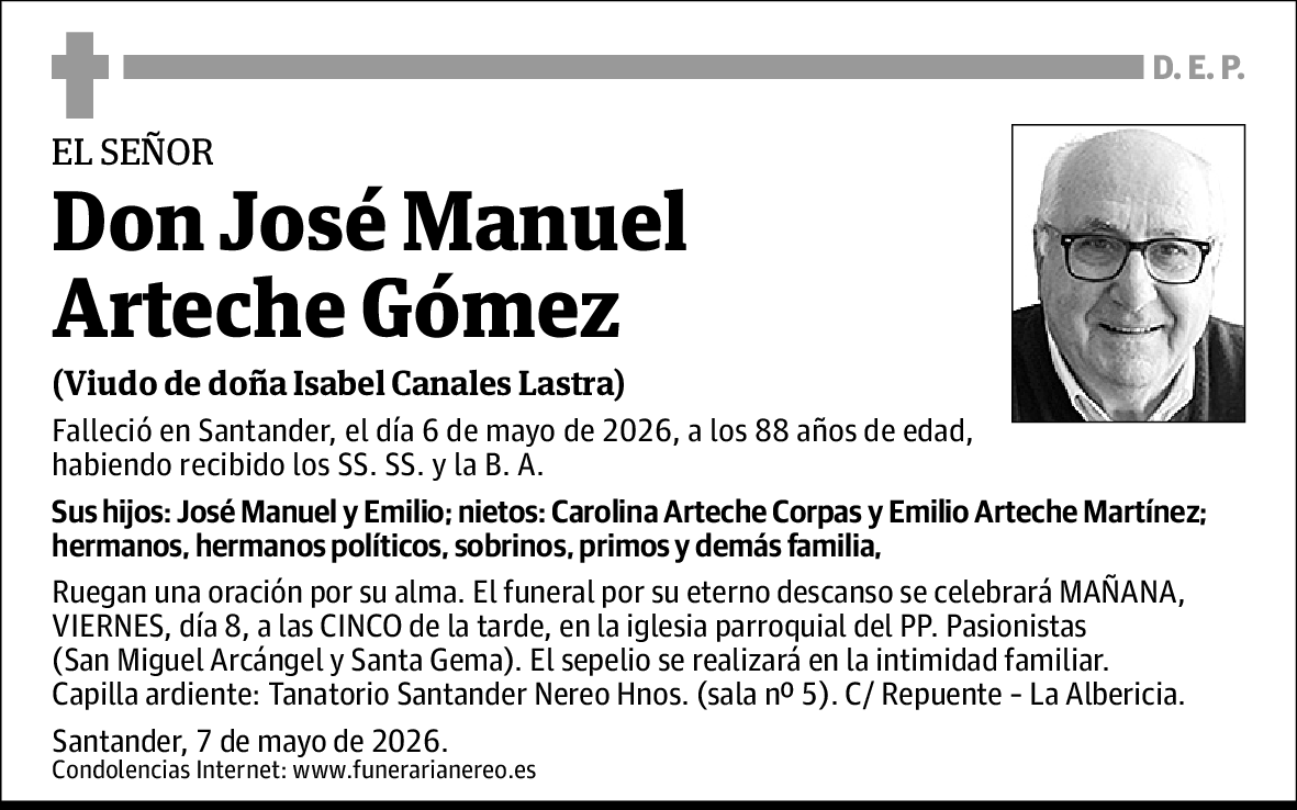 José Manuel Arteche Gómez