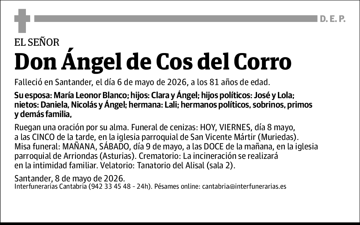 Ángel de Cos del Corro