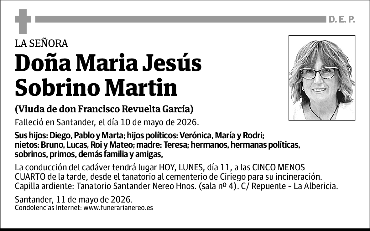 Maria Jesus Sobrino Martin
