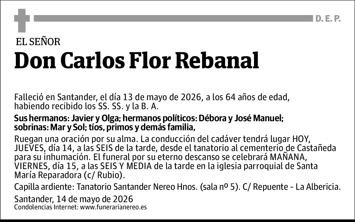 Carlos Flor Rebanal