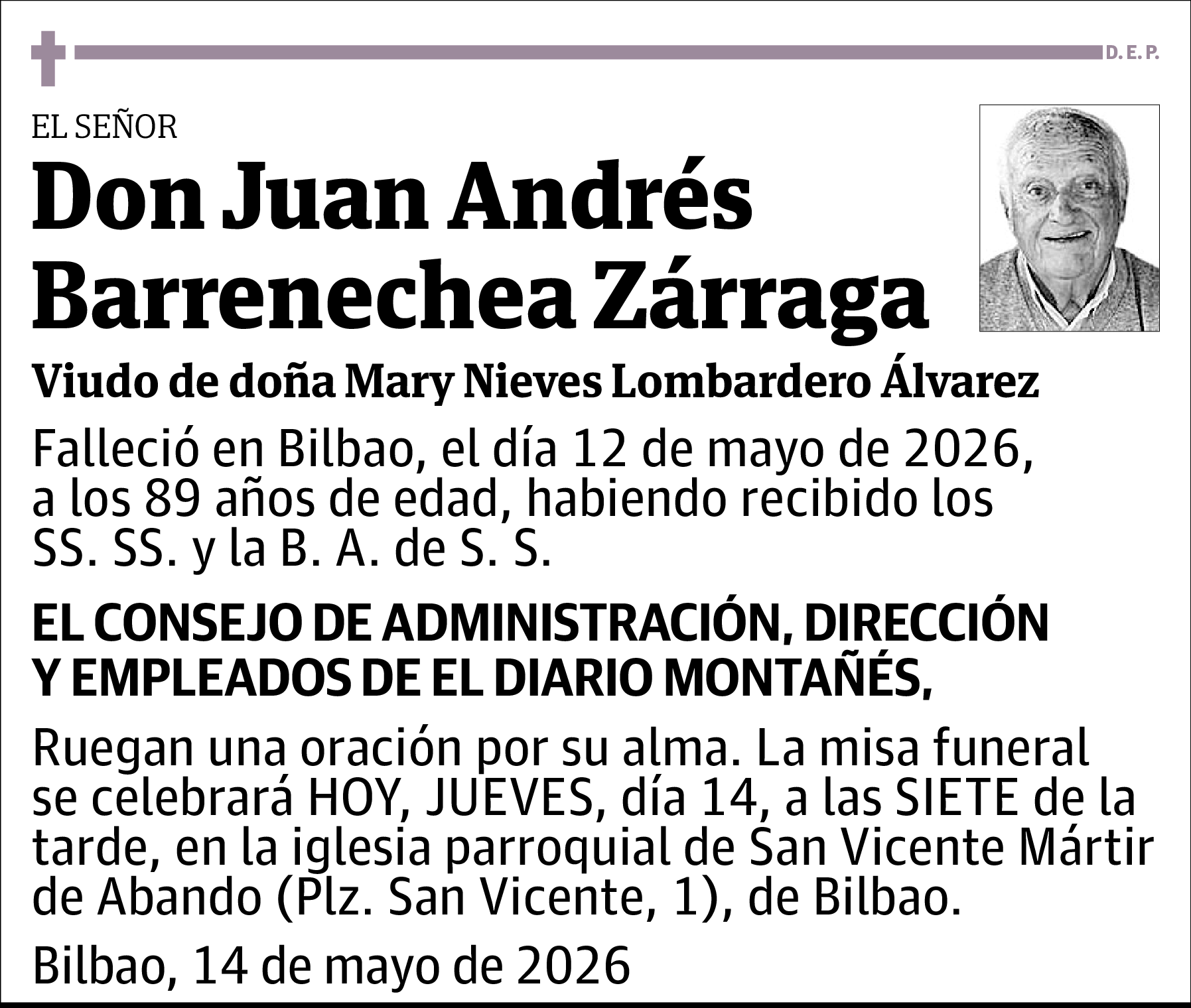 Juan Andrés (consejo) Barrenechea Zárraga