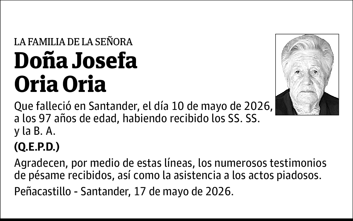 Josefa Oria Oria