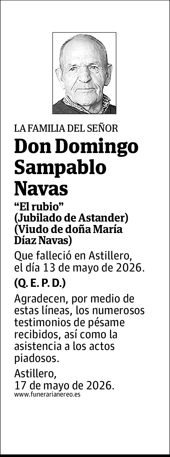 Domingo Sampablo Navas