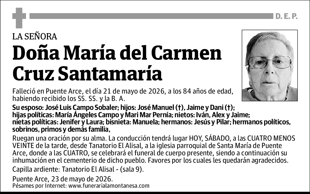 María del Carmen Cruz Santamaría