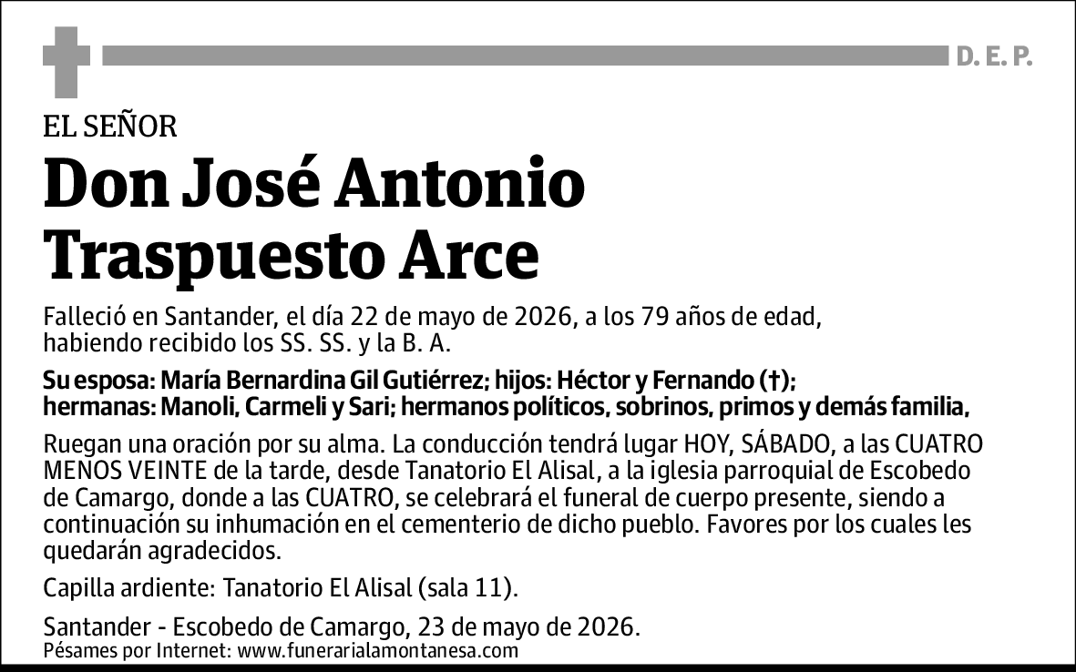 José Antonio Traspuesto Arce