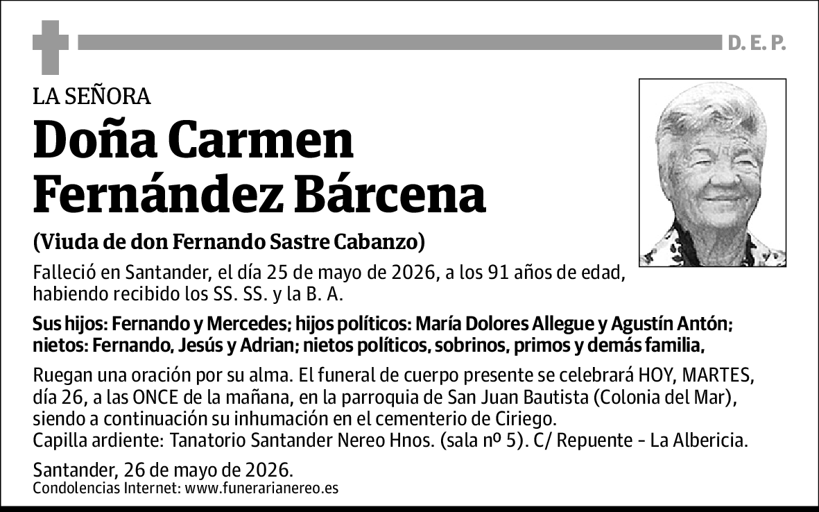 Carmen Fernández Bárcena