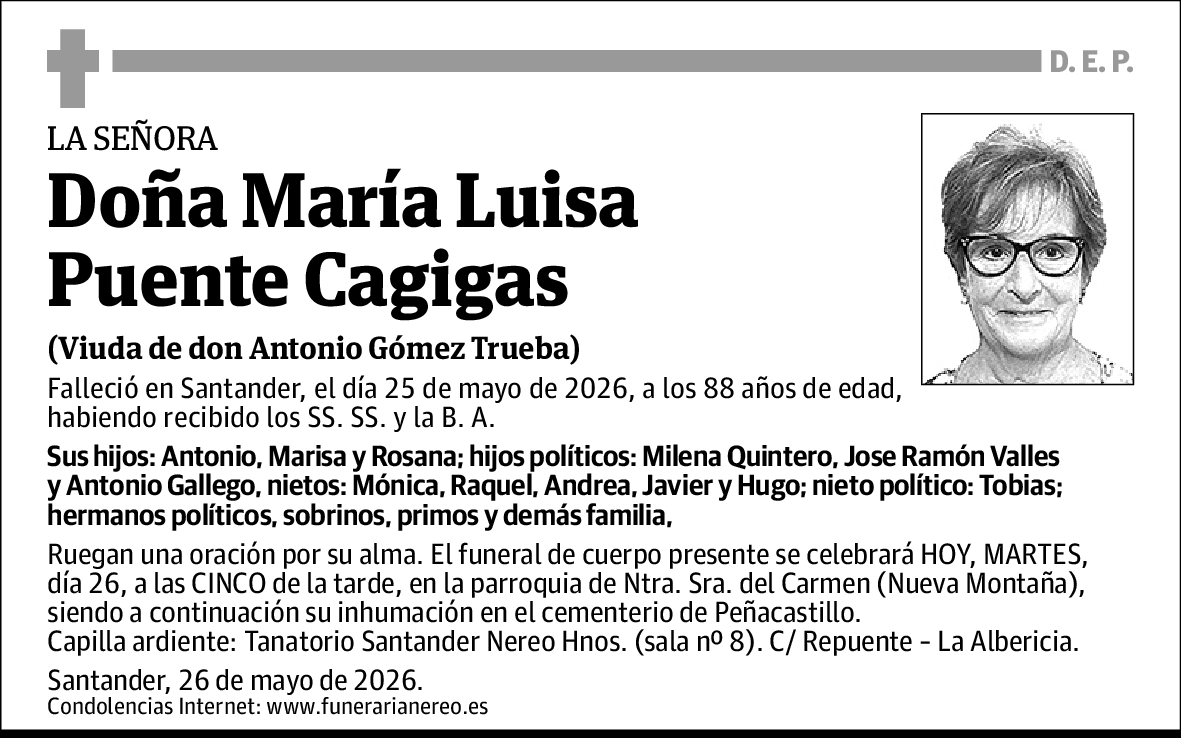 María Luisa Puente Cagigas