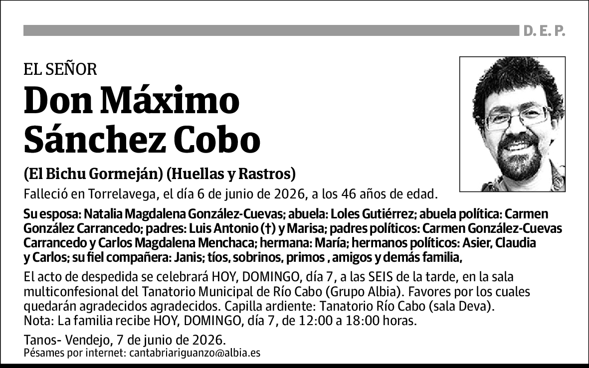Máximo Sánchez Cobo