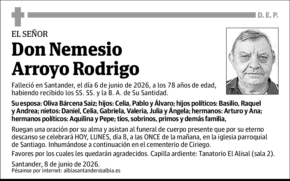 Nemesio Arroyo Rodrigo