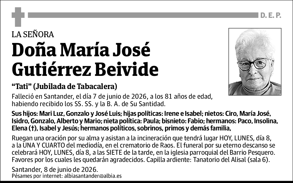 María José Gutiérrez Beivide
