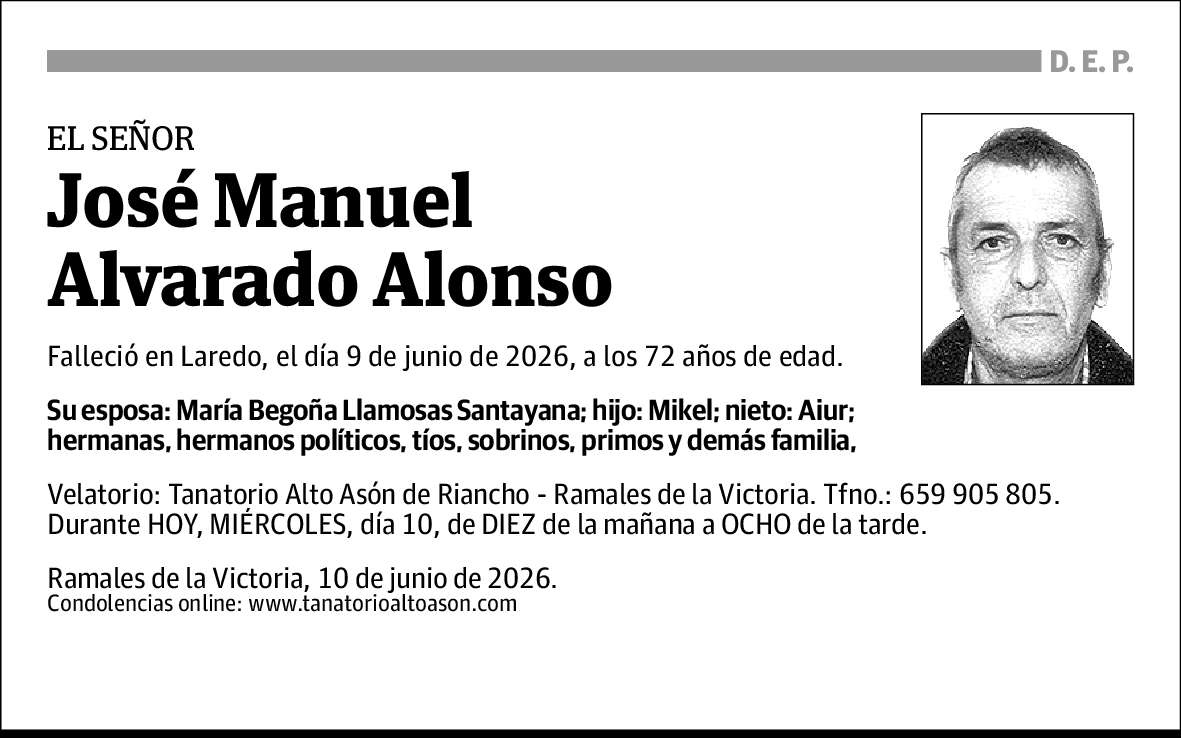 Jose Manuel Alvarado Alonso