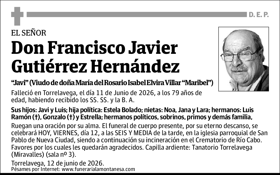 Francisco Javier Gutiérrez Hernández