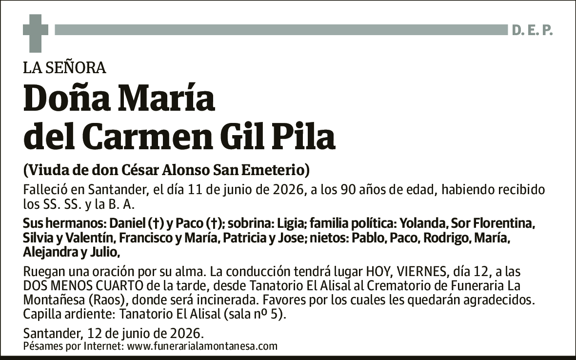 María del Carmen Gil Pila