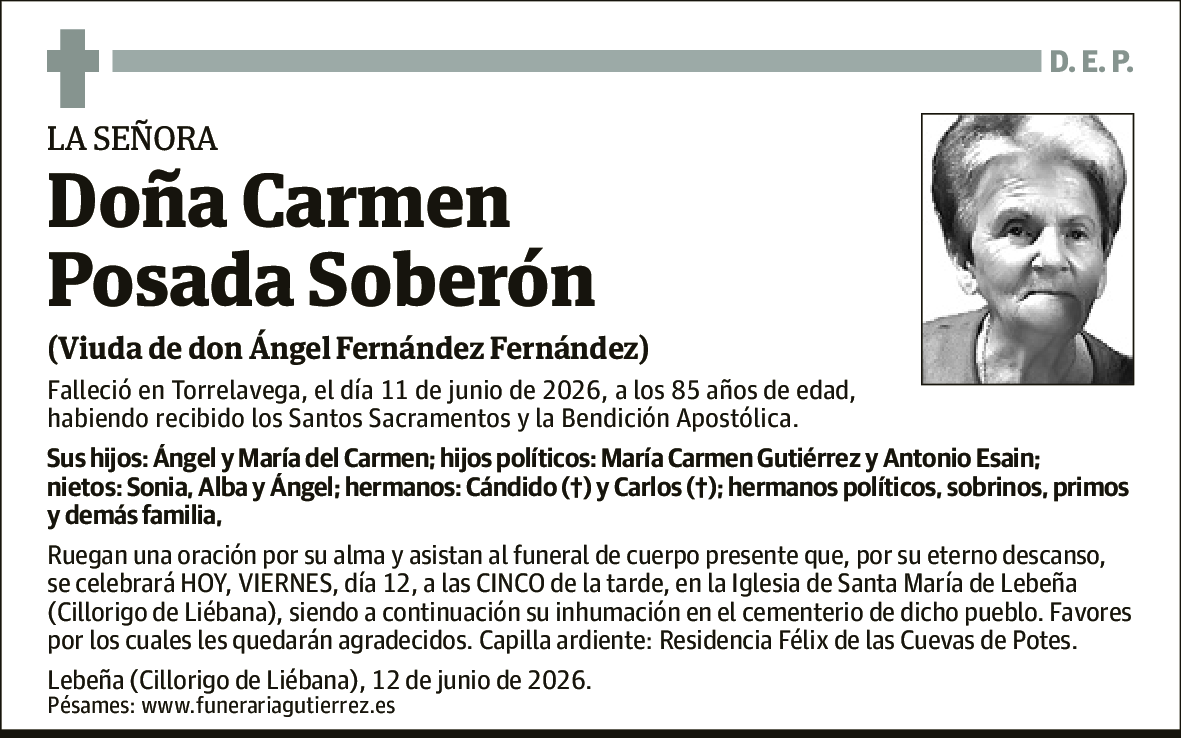 Carmen Posada Soberón