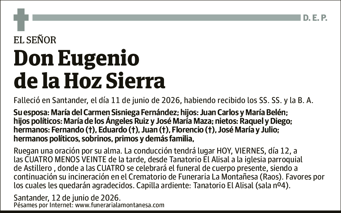 Eugenio de la Hoz Sierra