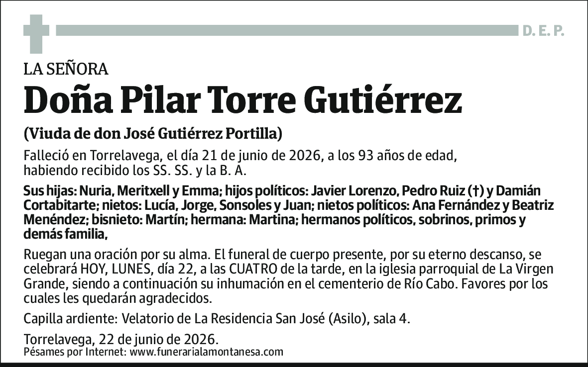Pilar Torre Gutiérrez