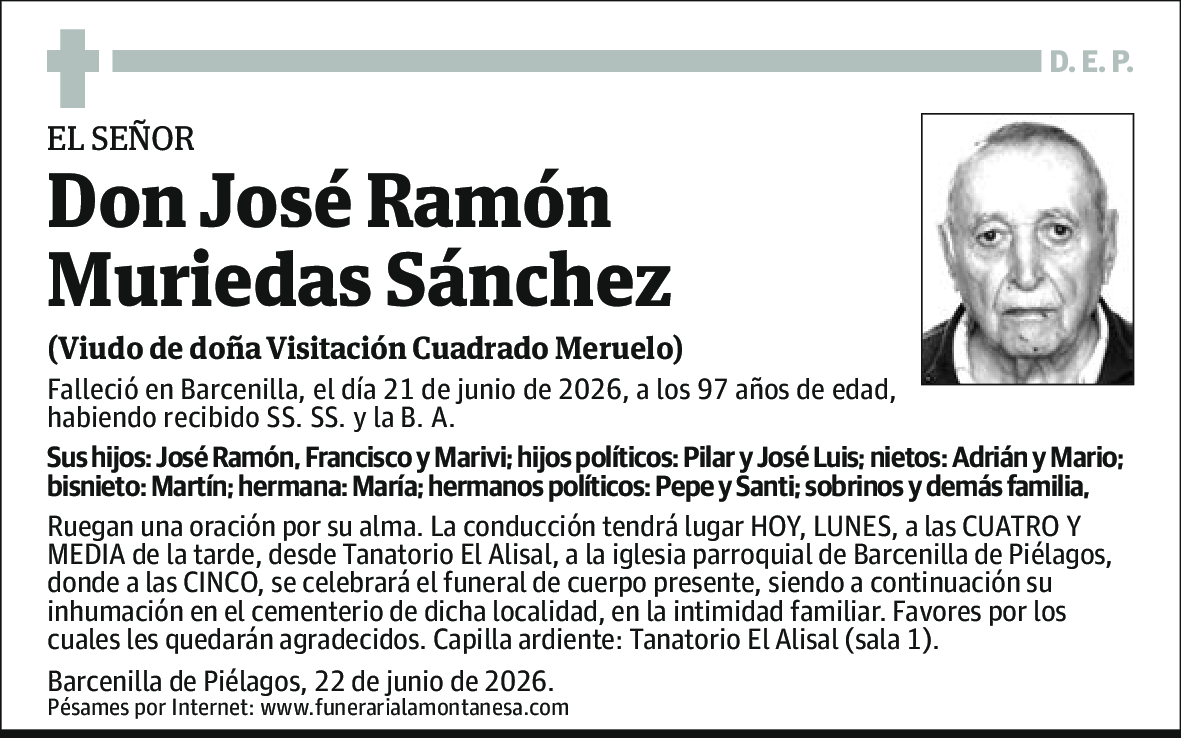 José Ramón Muriedas Sánchez
