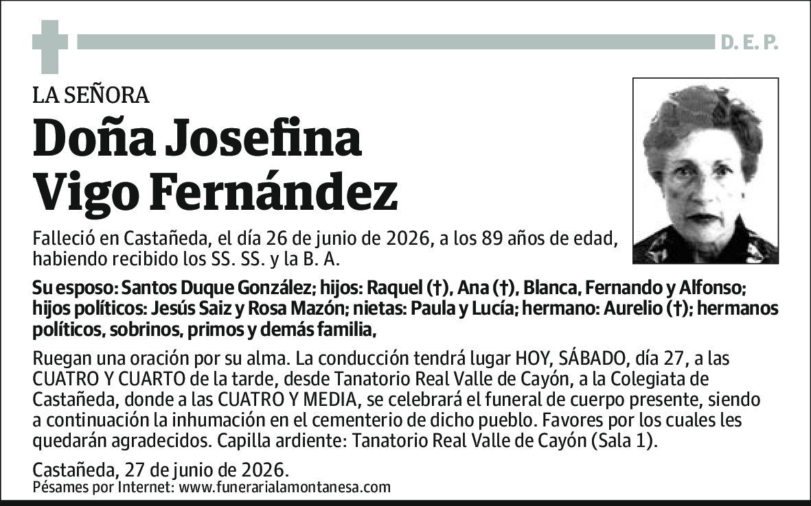 Josefina Vigo Fernández
