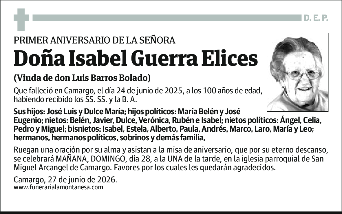 Isabel Guerra Elices