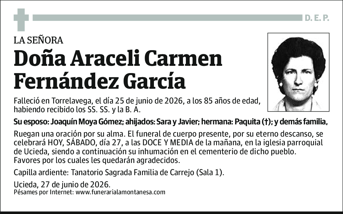 Araceli Carmen Fernández García