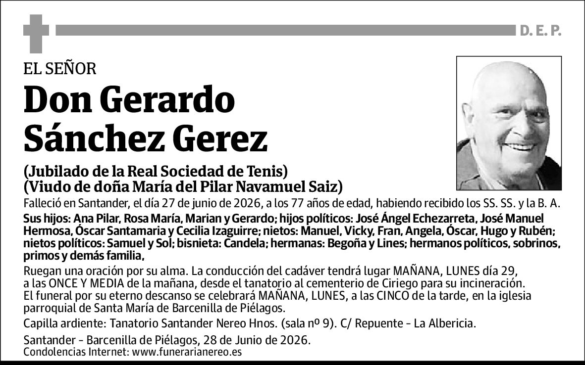 Gerardo Sánchez Gerez