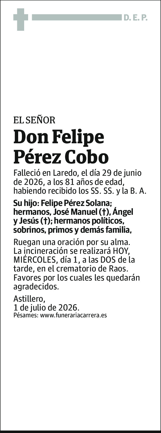Felipe Pérez Cobo