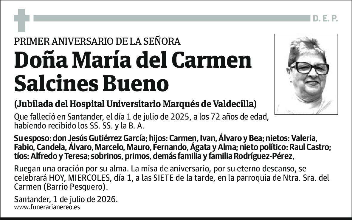 María del Carmen Salcines Bueno