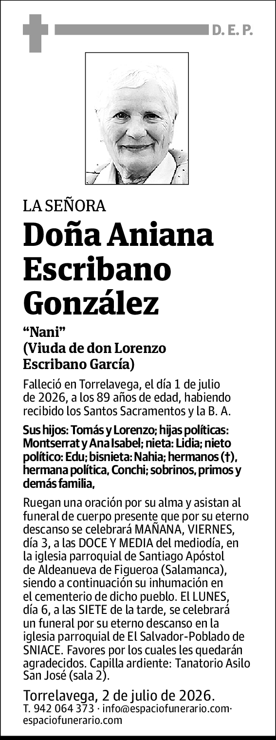 Aniana Escribano González