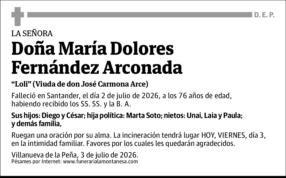 María Dolores Fernández Aconada