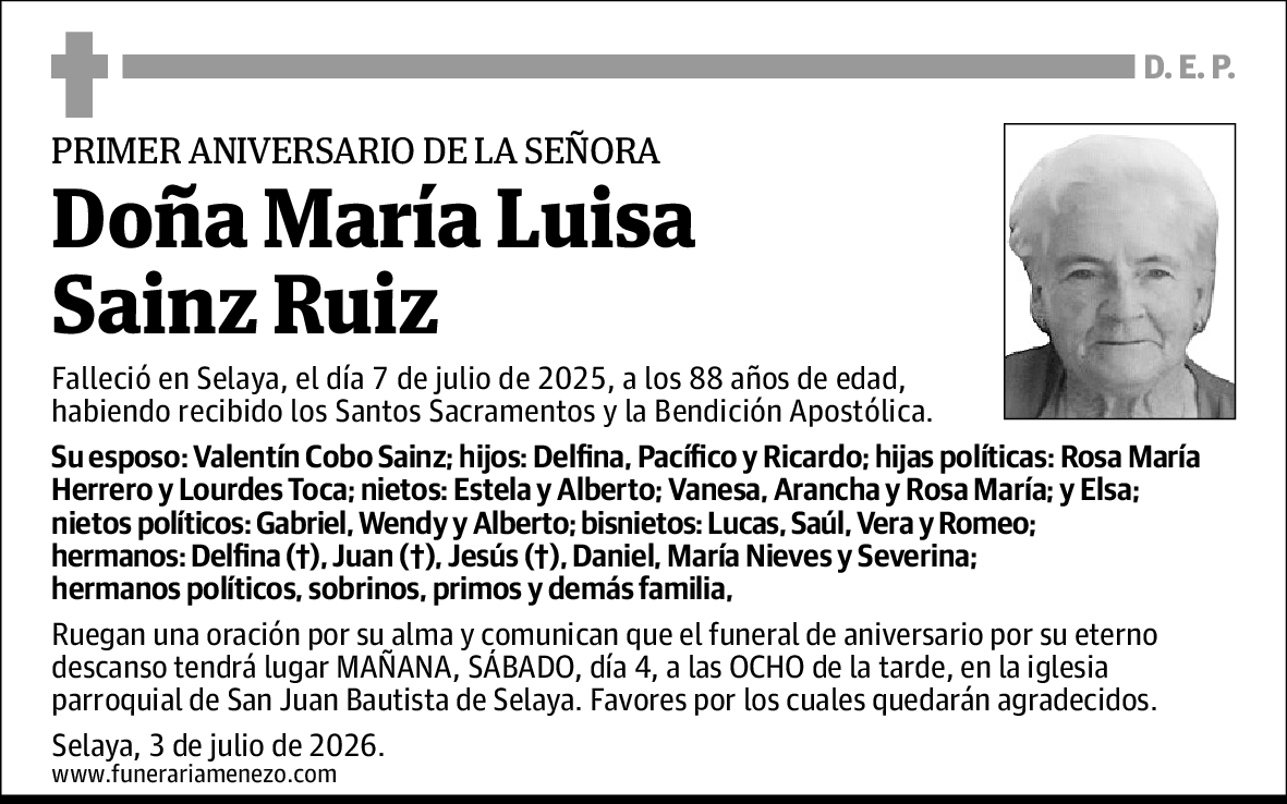 María Luisa Sainz Ruiz