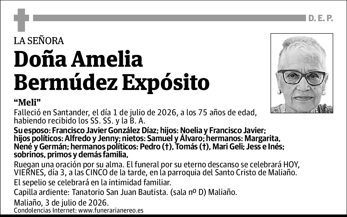 Amelia Bermúdez Expósito