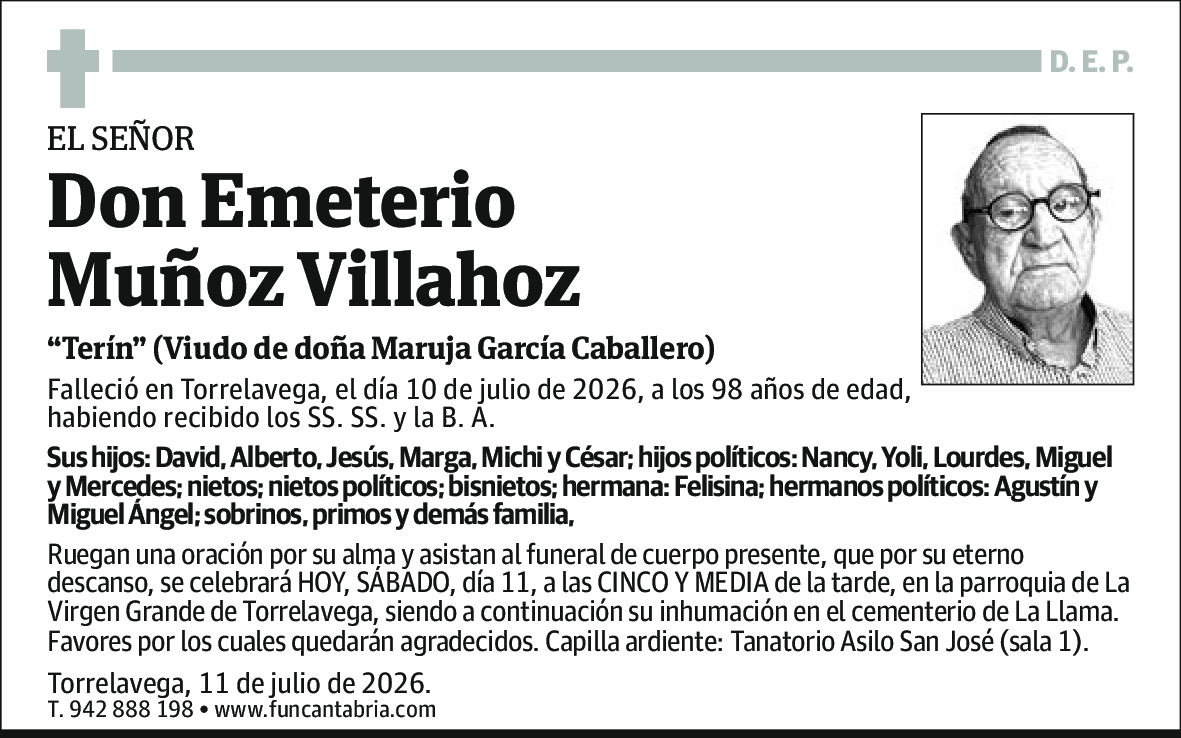 Emeterio Muñoz Villahoz